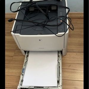 White HP printer